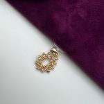 پلاک طلا البرنادو بیضی زنانه